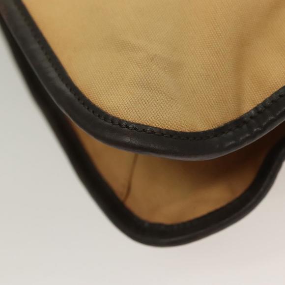 GUCCI Web Sherry Line Shoulder Bag Canvas Beige Silver Red 001 4306 Auth hk2865 - Picture 13 of 16